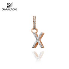 [Swarovski][스와로브스키 SWAROVSKI] 5440510 REMIX COLLECTION 알파벳 X 로즈골드 플래팅 참