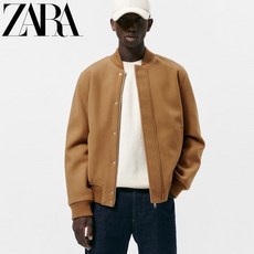 ZARA 남성 빈티지 캐주얼 보머 재킷 스타디움 바시티자켓 야구점퍼 05070473704 5070473