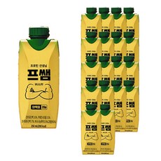 프쌤 단백질음료 바나나맛 250ml, 18개