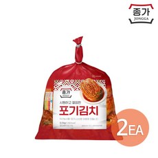 [종가] 시원깔끔 포기김치 3.3kg x 2개