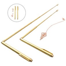 99.9 구리 다우징 로드 사냥용 금속 탐지기 다이빙 로드 물 보물 찾기, 없음, 1) 3PCS, 3개