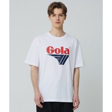 GOLA 골라 COLOR BIG LOGO T-SHIRTS WHITE