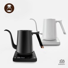 핸드드립전기포트 펠로우드립포트 브뤼스타 타임모어 스마트피쉬케틀 900ML, Home 블랙 600ml 1000W
