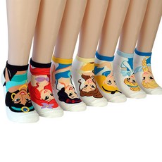 여성캐릭터발목양말