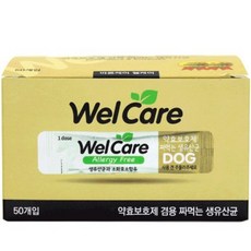 웰케어 반려동물 약효보호제 도그 50p, 1개, 유산균