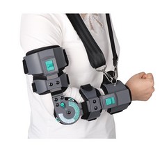 팔 팔꿈치 각도 조절 부목 긴팔 롱암 부목 long arm brace 조절기 팔보조기 팔꿈치보조기, 왼쪽, 1개