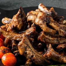 국내산 양념 쪽갈비 돼지갈비 캠핑요리 밀키트 음식 맛집, 500g, 1개