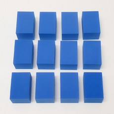 [ 이제이 ] 순정형 M L 사이즈 스펀지 도어가드 5종칼라 12P, 01 도어가드 M (20X30X50mm)-블루12개, 12개