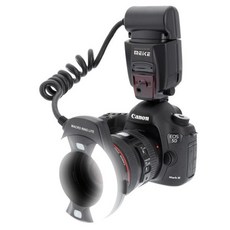Meike 14EXT-C 매크로 링 플래시 E-TTL 캐논 700D 750D 760D 800D 850D 1100D 1300D 90D 80D 5D4 5D3 5D2 6D 7D EOS, 한개옵션1