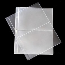 10 개몫 2 linespage pvc 지폐 페이지 안에 종이 돈 동전 앨범 루스 리프 인너의 종이 돈 홀더, 한개옵션0