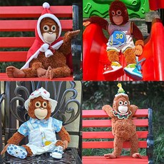 오랑우탄 인형옷 봉제 애착 원숭이 고릴라 귀여운