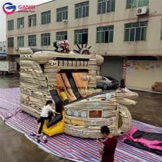 에어바운스 무료 공기 송풍기 팽창식 점프 성 어린이 보트 디자인 귀여운 바운서 풍선 바운스