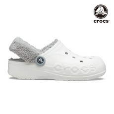 [크록스] _Baya Lined Fuzz Strap Clog Whi/Lgr M7W9_206