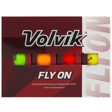 VOLVIK 볼빅 플라이온 칼라 골프공 2피스 24개 무광 골프용품 코스트코, 혼합색상