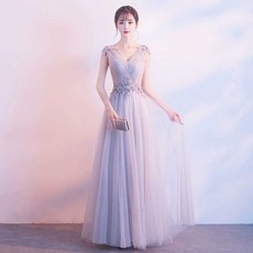 연주회 이브닝 드레스 스몰 롱 약혼 셀프 피로연 웨딩