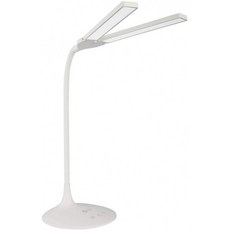 OttLite LED 듀얼 헤드 데스크 램프 화이트, 단일상품
