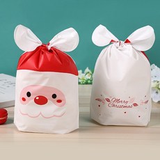 (50장)크리스마스 산타 선물용 구디백 포장비닐봉투4 선물봉투 16x26m, 50장
