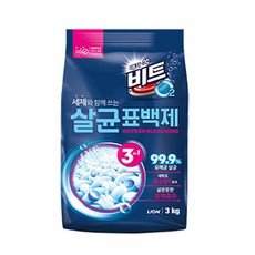 비트 O2 살균 표백제 분말형, 3kg, 4개