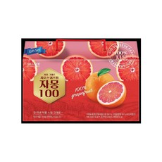 지오스퀴즈팜 자몽100 (100ml x20팩)100%자몽즙, 20팩, 100ml