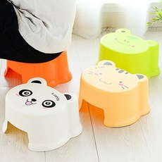 [풍경마켓] 동물모양 목욕의자 PP재질 논슬립 다용도 의자