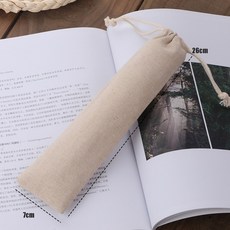 가능한 30 2팩 10 8mm 용 청소 액세서리 커버 텀블러 30cm 40oz, 베이지 천가방 짧은, 2개