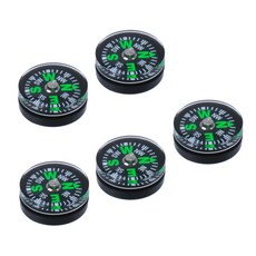 5pcs 캠핑 생존 나침반 방수 및 Shakeproof 나침반 야외 |Compass|, 단일, 1개, 단일