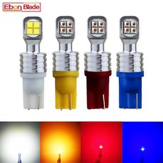 2 x 고출력 T10194 W5W 40W Crees 칩 LED 전구 DRL 자동차 테일 주차 램프 백업 역방향 정지 라이트 화이트 레드 앰버 12V 24V, 하얀