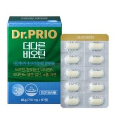 닥터프리오 더다른 비오틴 750mg x 60정, 비오틴 1개월분