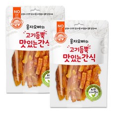 웅자오빠의 고기듬뿍 맛있는간식 치킨고구마말이, 2개, 210g