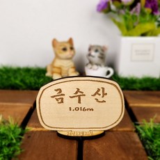 한국 100대 명산 대한민국 산림청 백대명산 정상석 [금수산 산행인증 정상석], 없음, 거치형, 기본(날짜), 1개