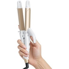 유럽 여행용 컬링 아이언 미니: 듀얼 전압 - 미니 1인치, 황금기 - 450 ℉, 1개