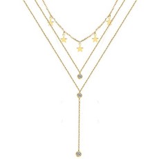 유색초커목걸이