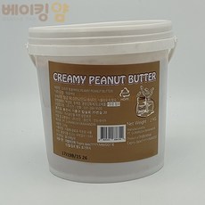 베이킹파티 선인 피넛버터 크리미 2kg, 1개