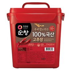 청정원 순창 우리쌀로만든 100% 국산고추장 14kg