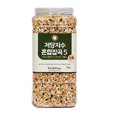 (빅)[하나로라이스] 저당지수혼합잡곡 2kg, 1개