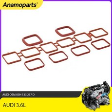 흡기 매니폴드 개스킷 세트 아우디 폭스바겐용 3.6 L 2009-2020 OEM 03H133237D