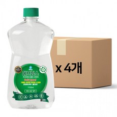 한국미라클피플사 에브링스 프리미엄 다용도 세정제 VIP세트 1100ml×4개 다목적 청소세제 당일발송, 4개, 상세페이지 참조, 1L