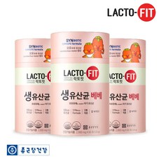 종근당건강 락토핏 생유산균 베베 60포, 120g, 5개