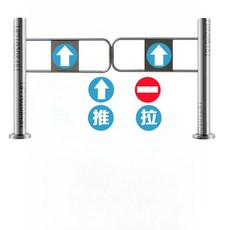 마트 출입문 안전 통제 카트 게이트 입구 도어 개찰구 출입구 펜스, 1개