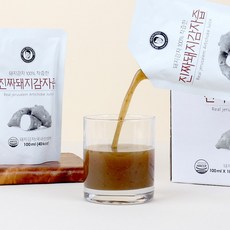 [김재식헬스푸드] 진짜 돼지감자즙 100ml 30팩, 단품
