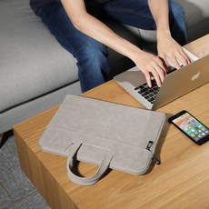 노트북 파우치 BUBM 가방 남성 15.6 인치 화웨이 matebookair 13.3 델 아수스 Xiaomi HP 에이서 디지털 저장 레노버 구조자 소매 라이너 여성에 적합, 선택 = 13.3 인치 섬세하고 고급스러운 벨벳 심플 스타일 딥 스페이스 그레이 (타이로드 벨트 포함) 파워 백