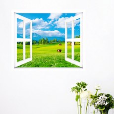 창문형풍경스티커