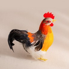 수탉 모형(25cm)-인테리어소품 장식품 치킨집 닭모형 새모형