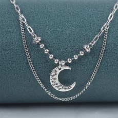 925실버비엔나알파벳이니셜소세지체인목걸이