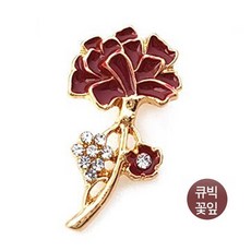 골드카네이션브로치
