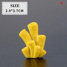 인공 산호초 불가사리 어항 장식 조경 베타 산란잎 침대, 7. A-6, 1개