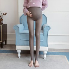 봄가을 팬츠패션 페이크 투명 스타킹 원턱 임부팬츠 핏아우터 긴바지 겨울 옷
