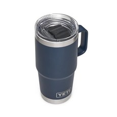 YETI 예티 램블러 20oz 591ml 트래블머그 텀블러, 30온스, 네이비, 1개