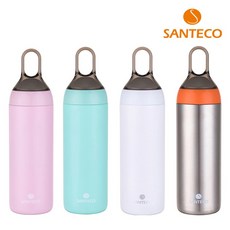 산테코 요가 보온보냉병 500ml, 핑크, 1개