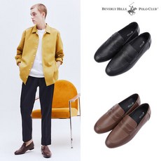 비버리힐즈폴로클럽천연소가죽로퍼